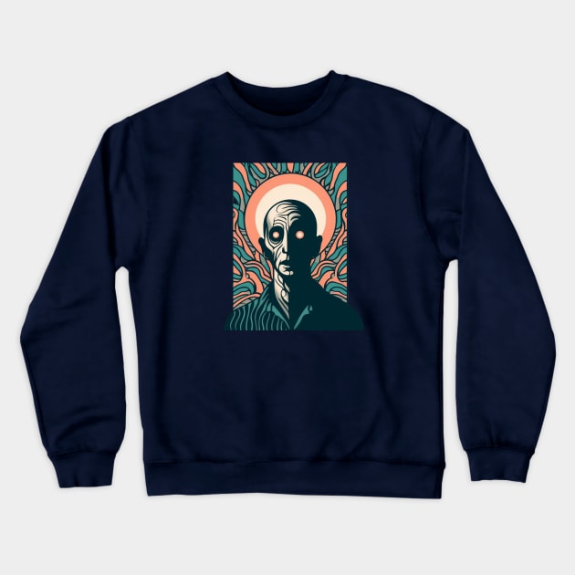 Nosferatu Vampire Artwork Crewneck Sweatshirt by nerd.collect